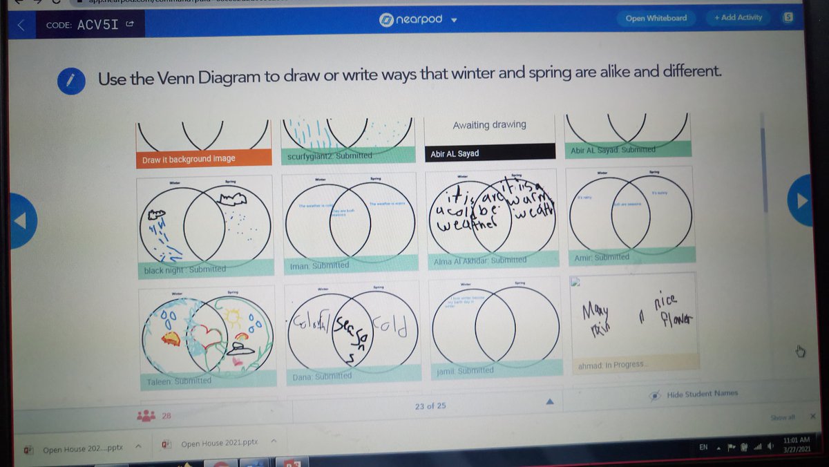 ghinahosna's tweet image. The celebration continues at #AishaSpringFestival #gr4 #expressing their feelings and describing their favorite season 🌸 through #nearpod @MakAishaSchool