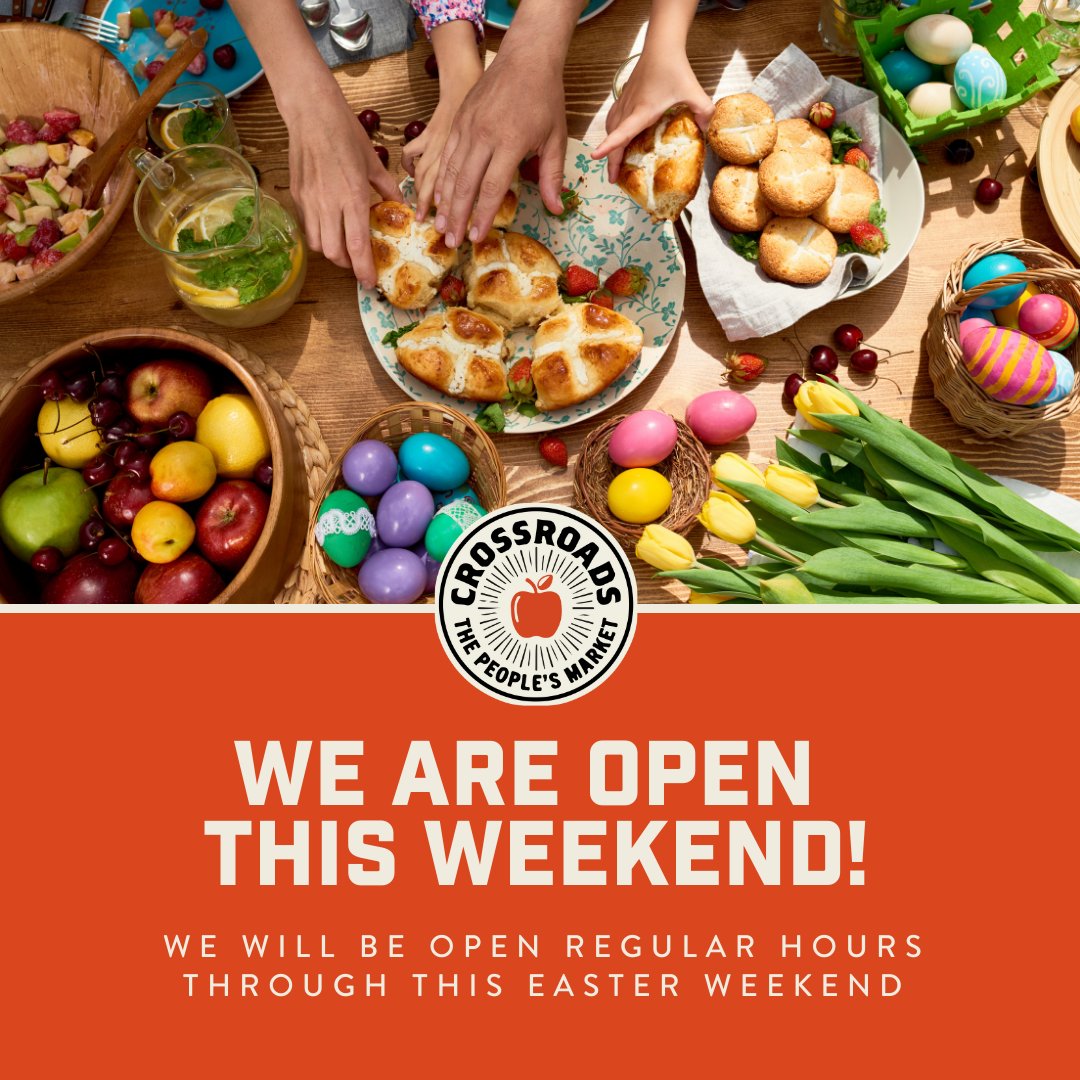 We are open this Easter weekend with regular hours! 

From Friday to Sunday, stop by and pick up all your essentials as well as things to make your weekend extra special. We have Easter hams, farm fresh eggs, local honey, fresh flowers and lots of candy for the kids.
#yyc