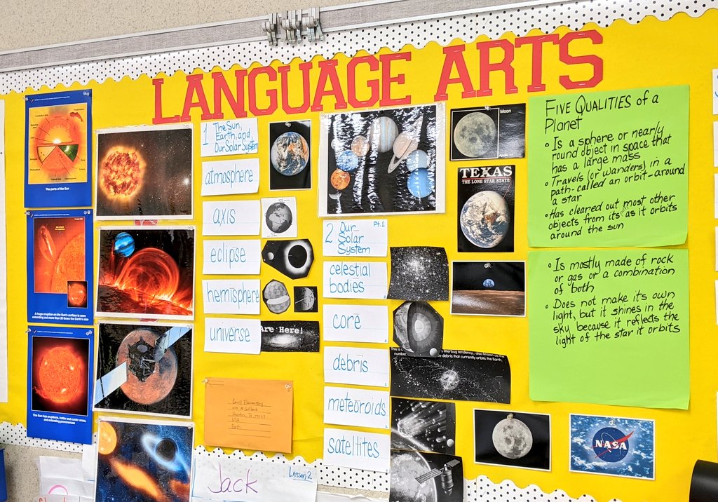emytomita's tweet photo. @Amplify #ckla #astronomy in @SabrinaHoliday2 3rd grade classroom @CarrollES_AISD @CurriculumMatrs @SerjioMedina @CandiceStovall1 https://t.co/jzipuHFwM4