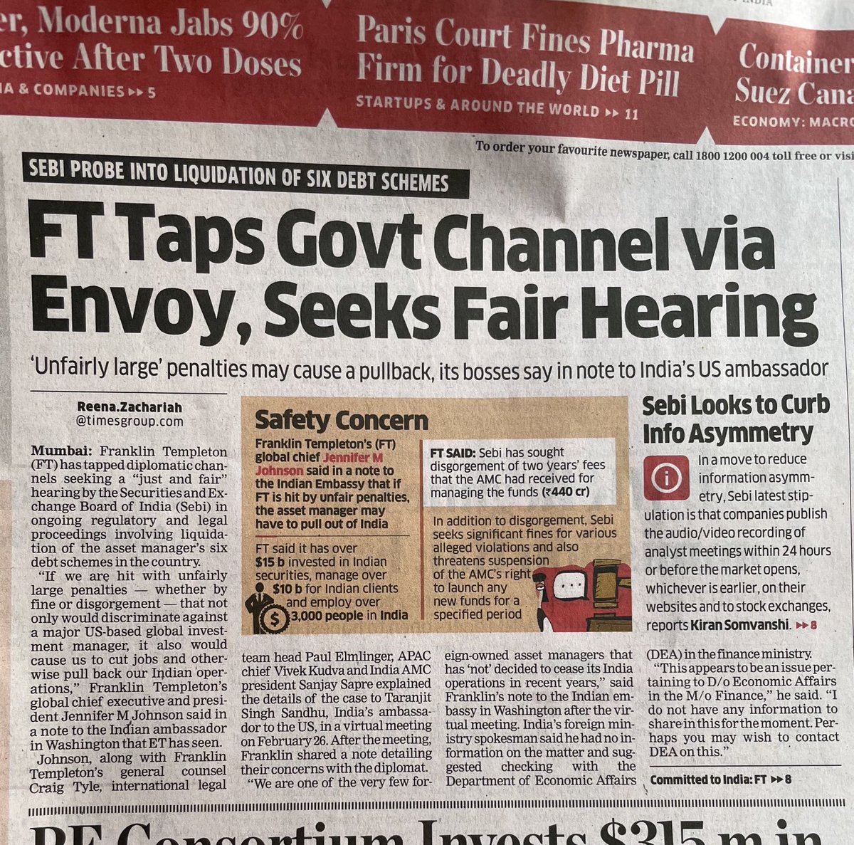 Citibank had exactly such threats in 1992. India was vulnerable then and had no foreign exchange. Will Govt stand strong or succumb? After #GoldmanSachs in US we have #Franklin saying much the same in India!! ⁦<a href="/virendrajain15/">virendra jain</a>⁩ ⁦<a href="/andymukherjee70/">Andy Mukherjee</a>⁩ ⁦<a href="/Moneylifers/">Debashis Basu</a>⁩