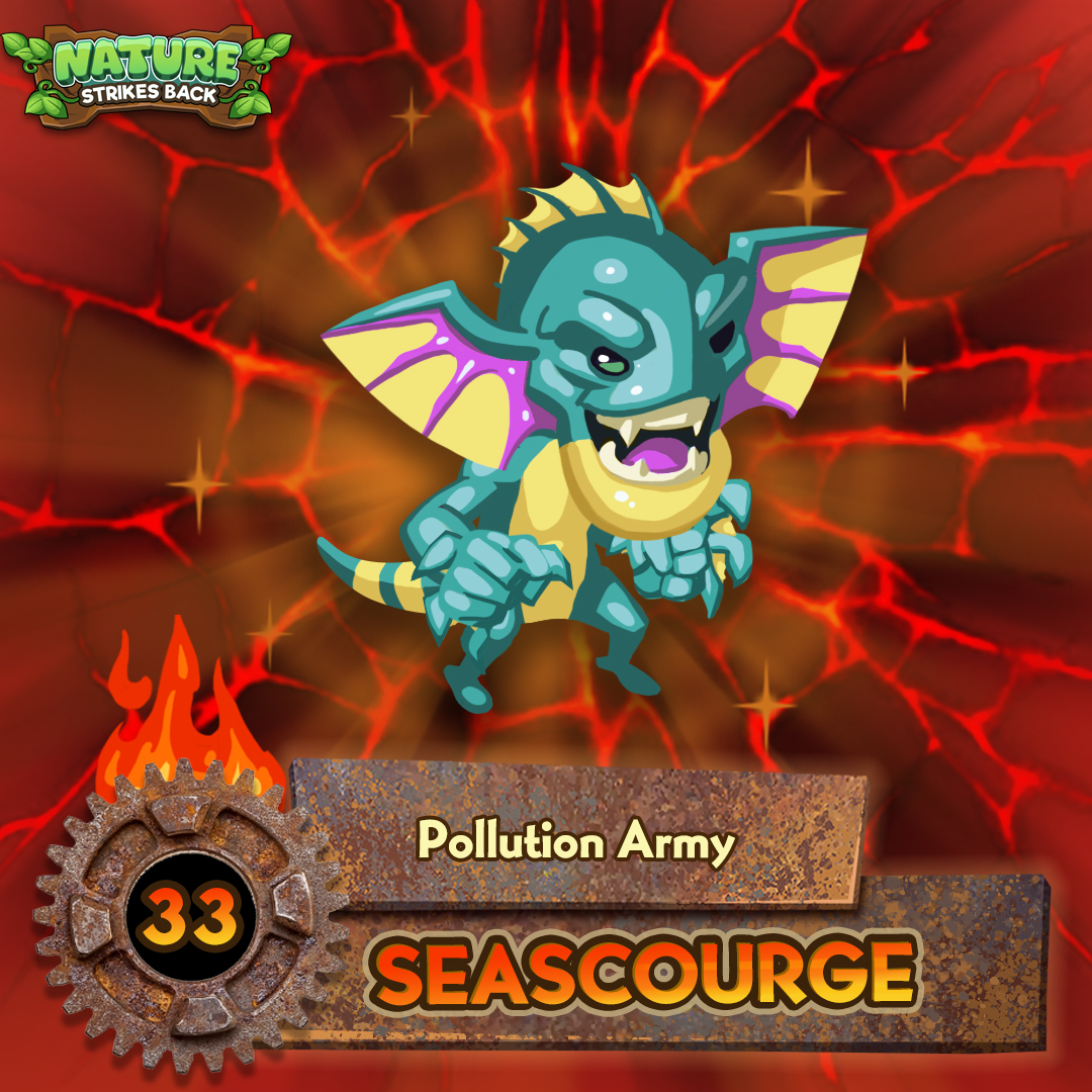 nature_strikes's tweet photo. ☠️SEASCOURGE☠️ from the evil Pollution Army is invading the Natural world🙉🙊🙈

Play Nature Strikes Back for FREE to 🛑STOP🛑 SEASCOURGE from entering the DEEP EARTH! https://t.co/4cm8ncuDSv