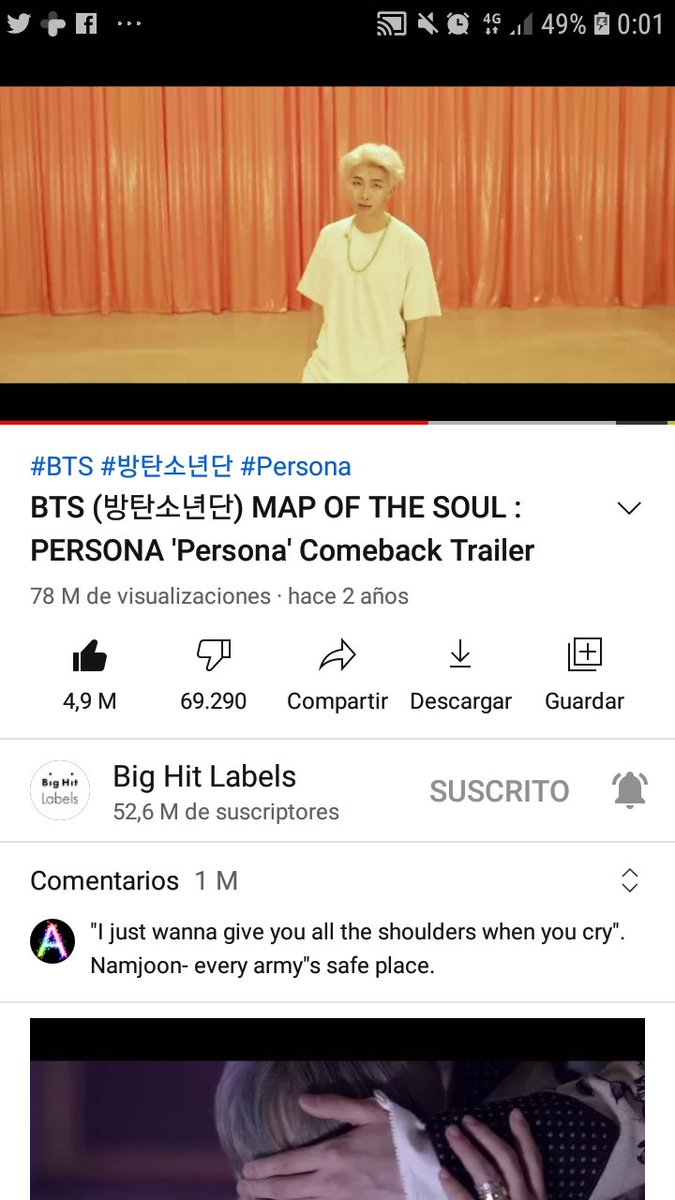 cottoncandyYm_'s tweet photo. 🌱🎧💜
Love You Kim Namjoon 🐨
💜Stream a esta belleza 💜
https://t.co/WCvODT6ipu
#StreamPersona 💜
@BTS_twt #StreamFor_RM #RM https://t.co/xVvfR2YoMm