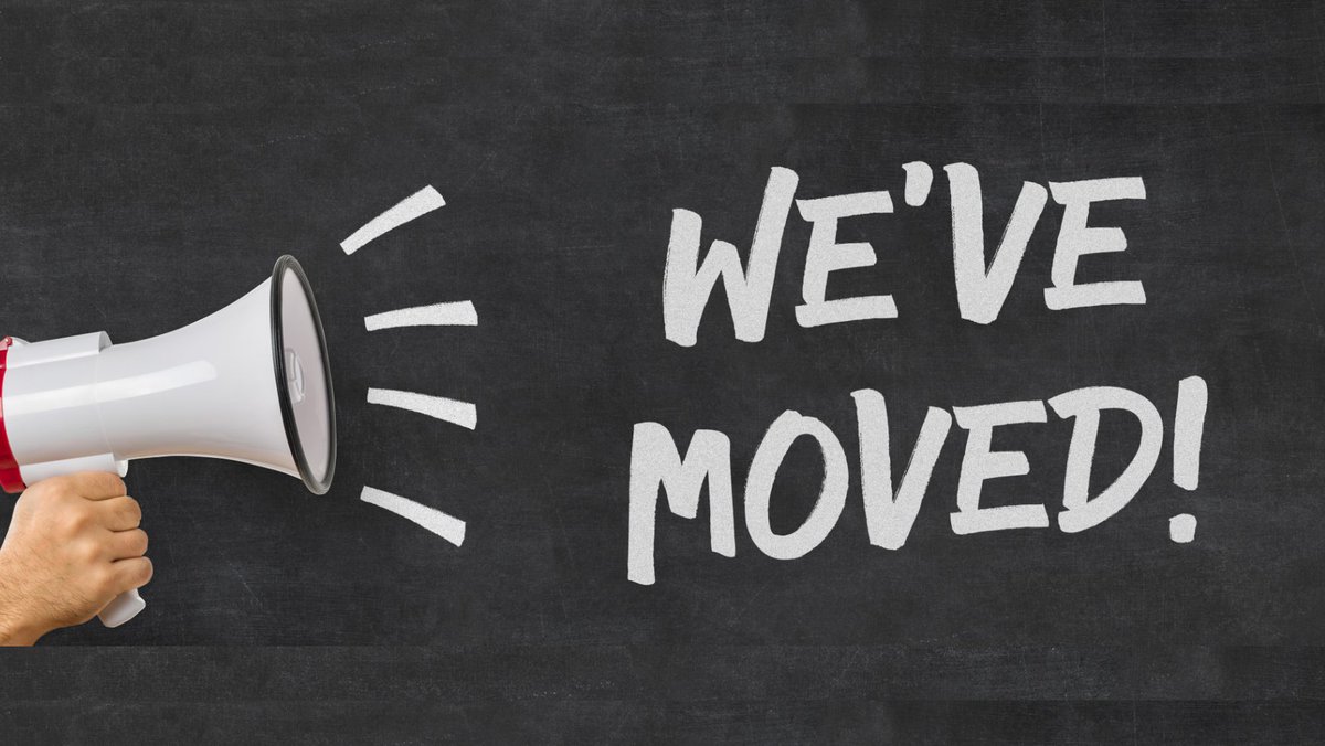 WE HAVE MOVED! tweet media