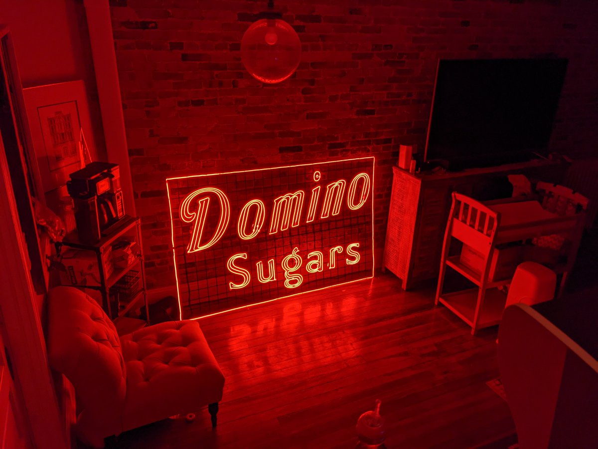 Own a scale replica of a monument to #Baltimore history, a 1:20 scale miniature of one of the largest neon signs ever made. 

5,000 LEDs, 6'x3.5 #LED Neon wiring'

75% of this auction will go directly to #Diabetes research charity <a href="/ADAHouston/">AmericanDiabetes</a> 
ebay.com/itm/1246589646…
#dominosugar