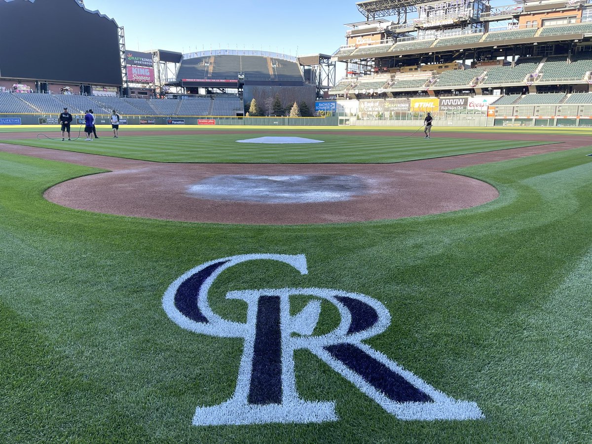 CREEDY95's tweet photo. βπ»more sleeps and letβs play βΎοΈ #rockies #mlb #coorsfield #openingdaysoon #denver #coorsfield #itsready https://t.co/ivzAqfoT3h