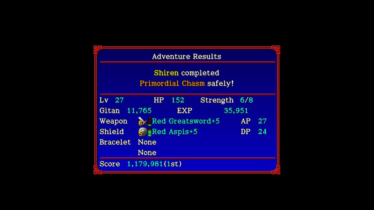 11clocky's tweet photo. Screw this dungeon. #Shiren #ShirenTheWanderer #NintendoSwitch https://t.co/ZTYiiznOfy