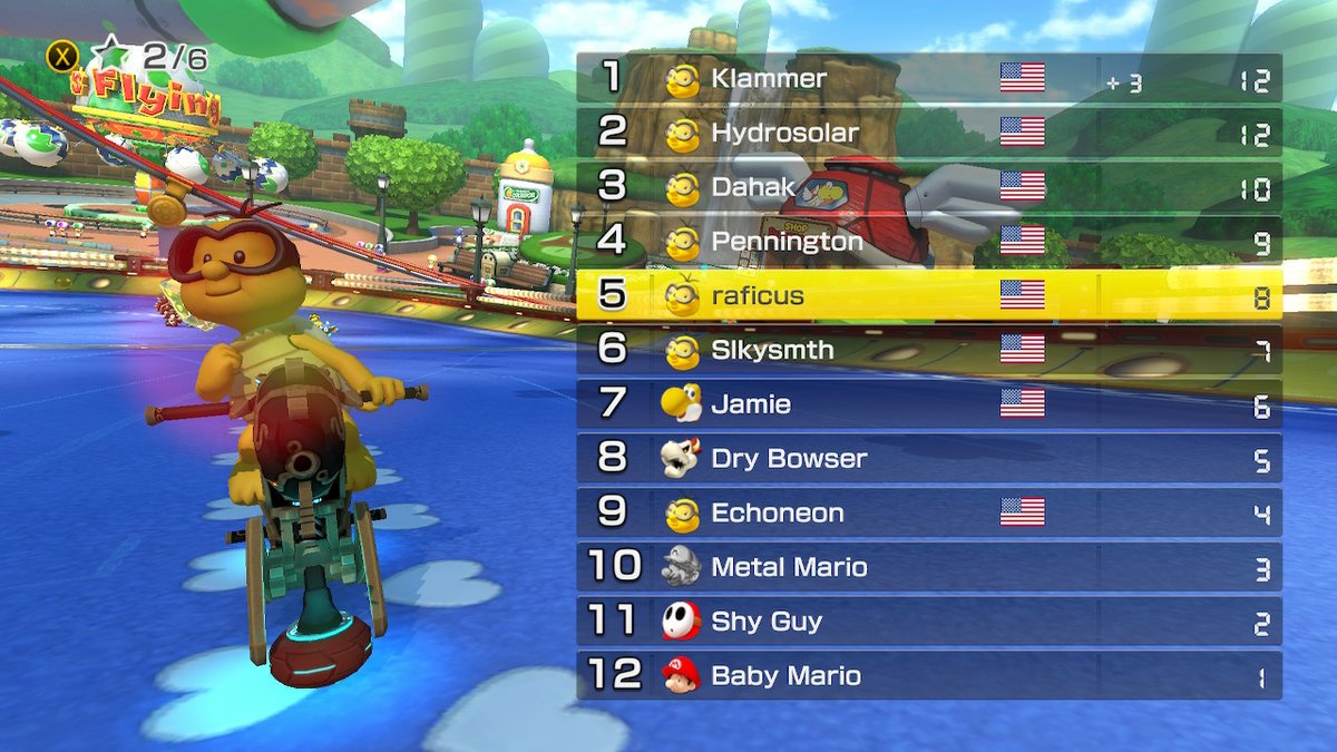 raficuswitch's tweet image. clone shenanigans #MK8D #NintendoSwitch