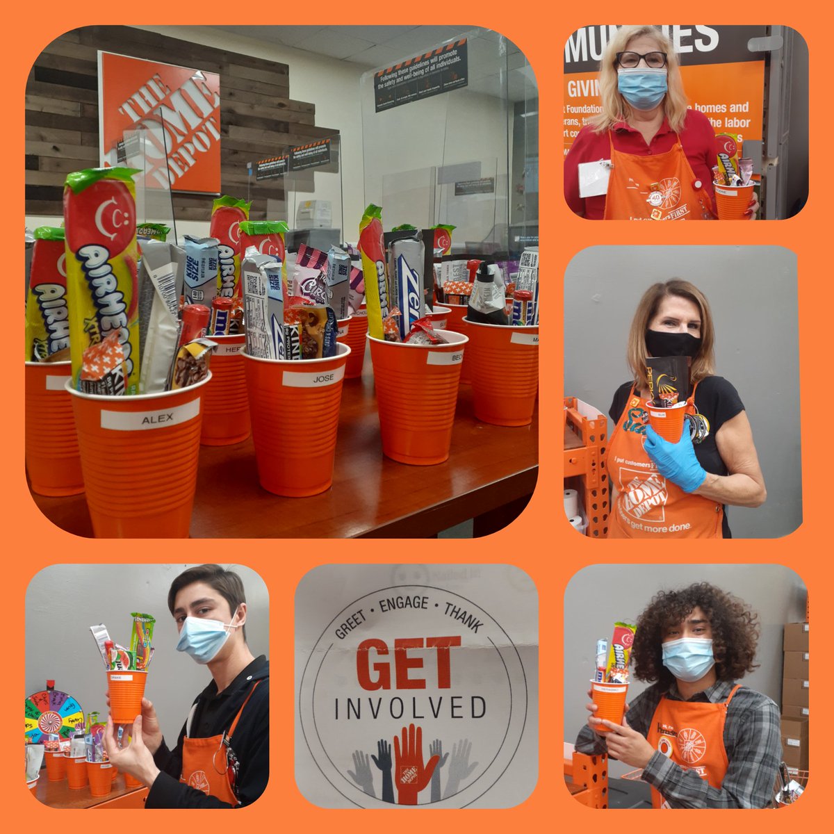 Individual goodies for my team of cashiers! Thank you team for GETting involved LW!  #1️⃣  in the District for GET 97% -When we GET involved, customers come back! <a href="/kari_hd/">Kari</a> <a href="/HomeDepot647/">Westminster HD #647</a> <a href="/sophialuna_HD/">Sophia Luna</a> <a href="/ShayePerezTHD/">THD Shaye Perez</a> <a href="/JustinFieldsHD/">JustinFieldsHD</a> <a href="/JabarrBean/">Jabarr Bean</a> <a href="/LKRTHD/">LaKesha Rawls</a>