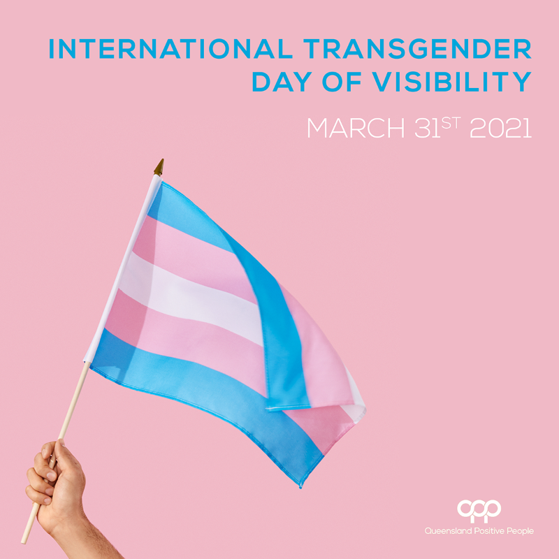 Today, QPP stands along side our transgender friends, celebrating International Transgender Day of Visibility. 

Since 2009, it celebrates trans pride and awareness, recognises trans and gender diverse experiences and their achievements.