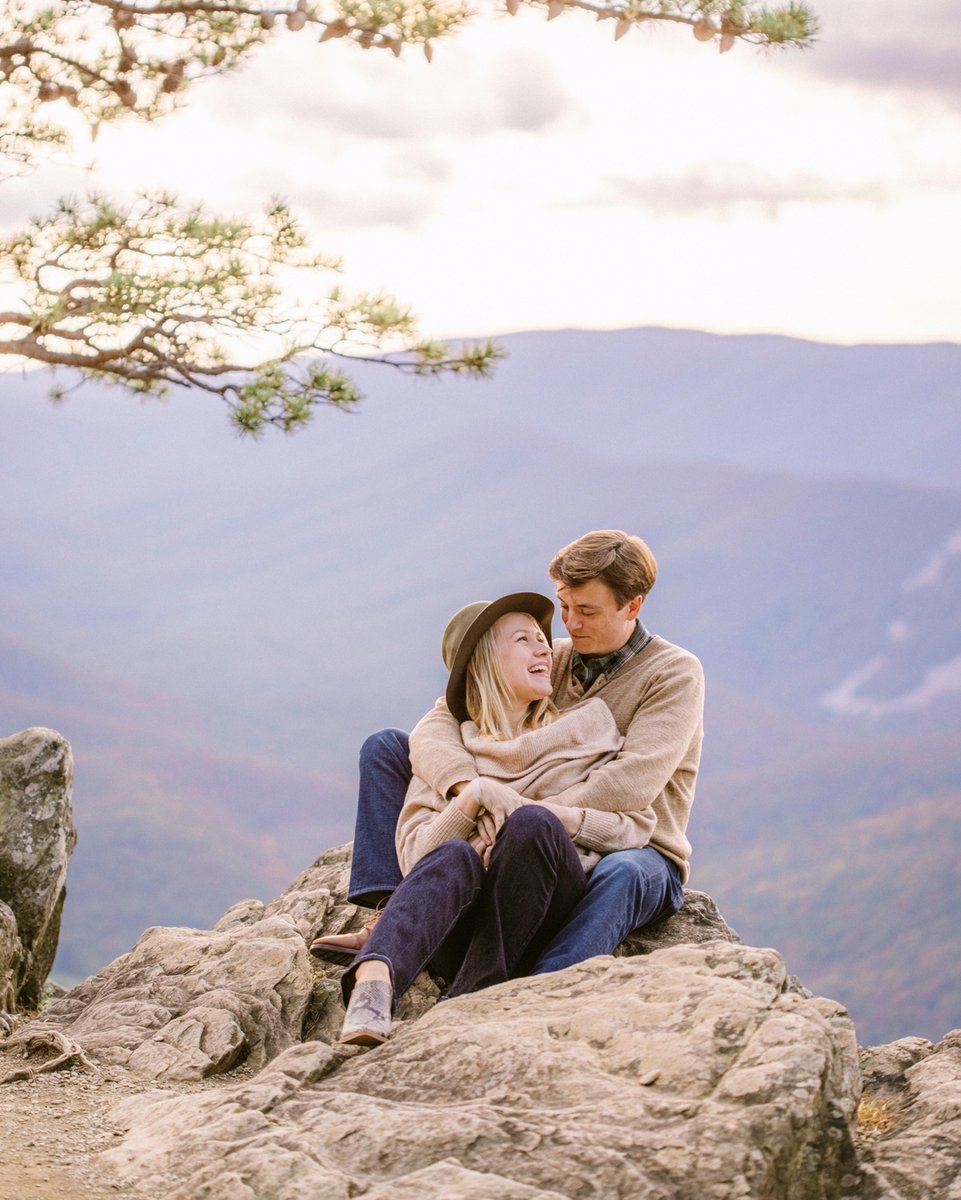 AmativeCreative's tweet photo. Just sitting on a mountain laughing at each other. Totally normal. Just another Tuesday. https://t.co/IyDPS7hM49