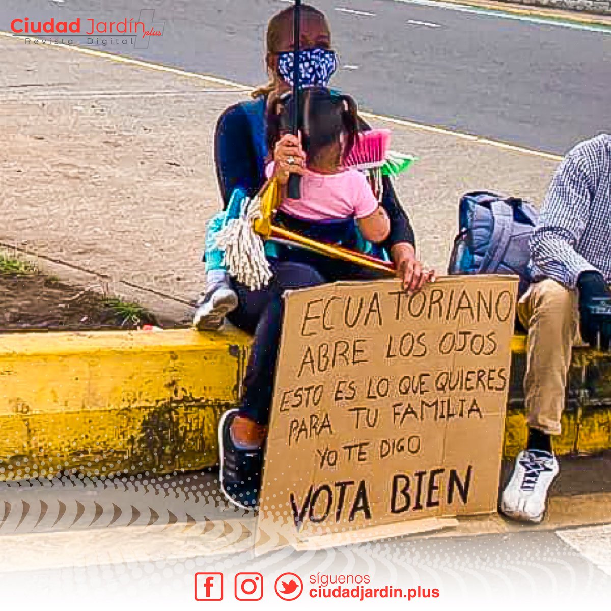 ciudadjardinpls's tweet photo. #NOTICIA 📝

Varios carteles circularon diciendo que tomemos buenas decisiones acerca de nuestros votos. 

#Ambato #CiudadJardínPlus
#Tungurahua #Ecuador https://t.co/luYPW0TLuO