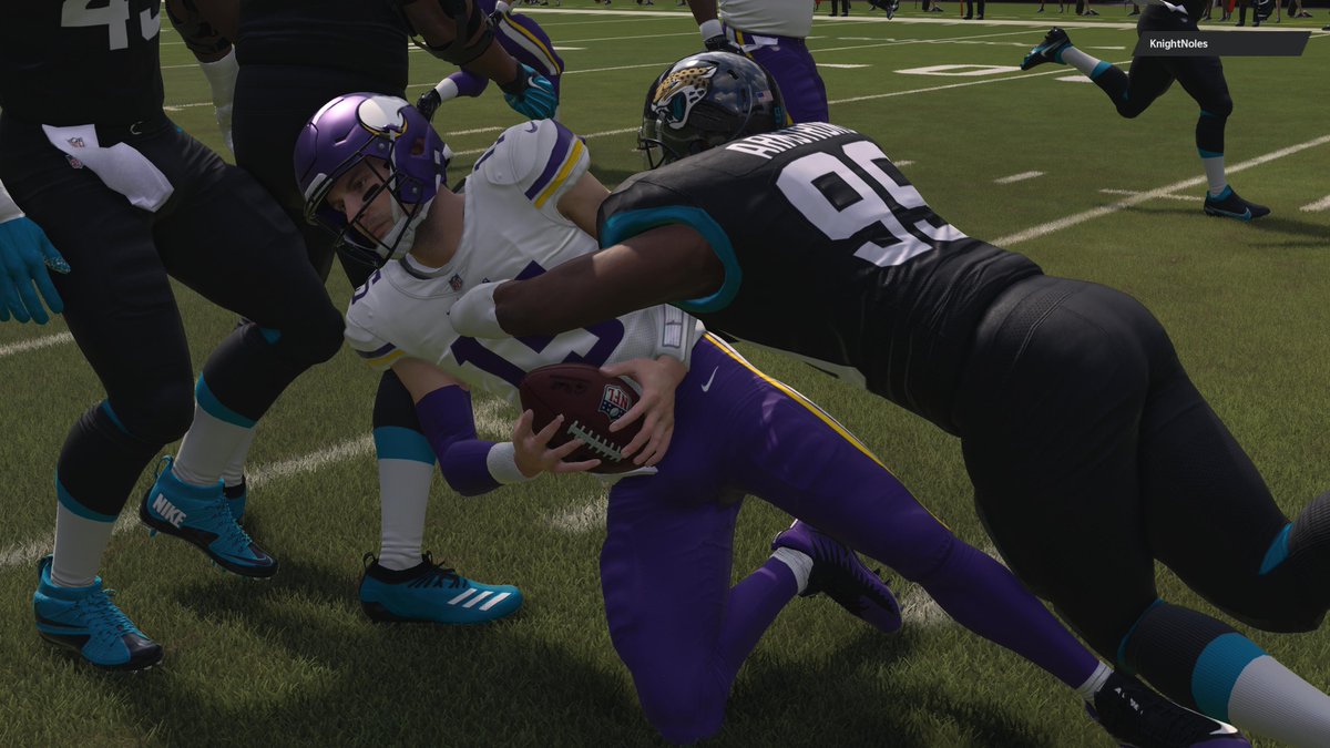 Mort_CFA25's tweet photo. 45-31 win vs the Vikings. We give up 17 in the 4th, but our tenacious D put us in a great spot with 3TDs. #Prowlin #TFArecap https://t.co/IZObJG5XCe
