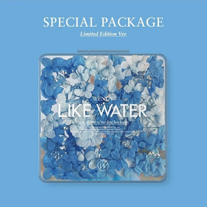 WENDY DAILY on Twitter: "The Limited Edition Case Vesion of Like Water album  is made from Chemically-treated real fresh flowers that can last for up to  5 years #웬디 #WENDY @RVsmtown… https://t.co/REWC1y4wpa"