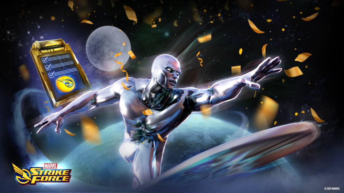 MarvelStrikeF_J's tweet photo. 🏆MARVEL ストライクフォース3周年CP 7日目🏆

スコープリーが提供する”MARVEL ストライクフォース”の愛称は〇〇〇〇���す。 
１. 〇に当てはまる言葉を以下URLから回答 

https://t.co/JdmkUNus6Y 

２. #祝マベスト3周年 でリツイート👣
報酬と応募方法は返信を✅ https://t.co/Z6103yocY2