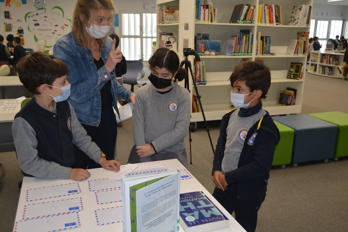 GsjcRabat's tweet photo. Pour la semaine des maths au #GSJC de Rabat, du CP au CM, tous les élèves ont relevé les défis, énigmes, et jeux de pistes ou de logique #Semainedesmathématiques #GroupeScolaireJacquesChirac #Maroc #Rabat #AEFE https://t.co/elRA0u9Kmw