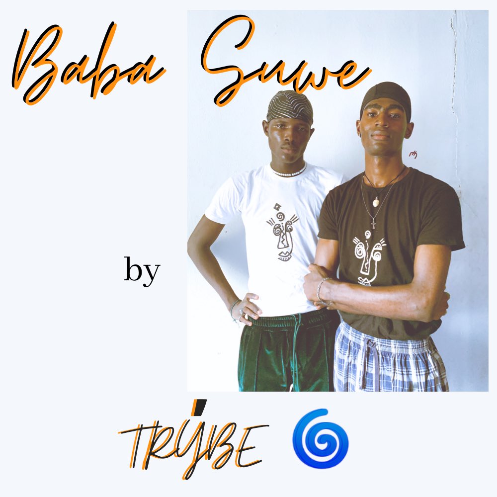 By12th's tweet photo. Baba Suwe collection tees by Trybe 🌀
Available in M, L and Xl for #6000 
Rt for someone that’d love to add this to their collection 
Models @Oladozie @blackjeffobed 
Creative direction and photography by @derekciaa2 https://t.co/0BHWIreRbC