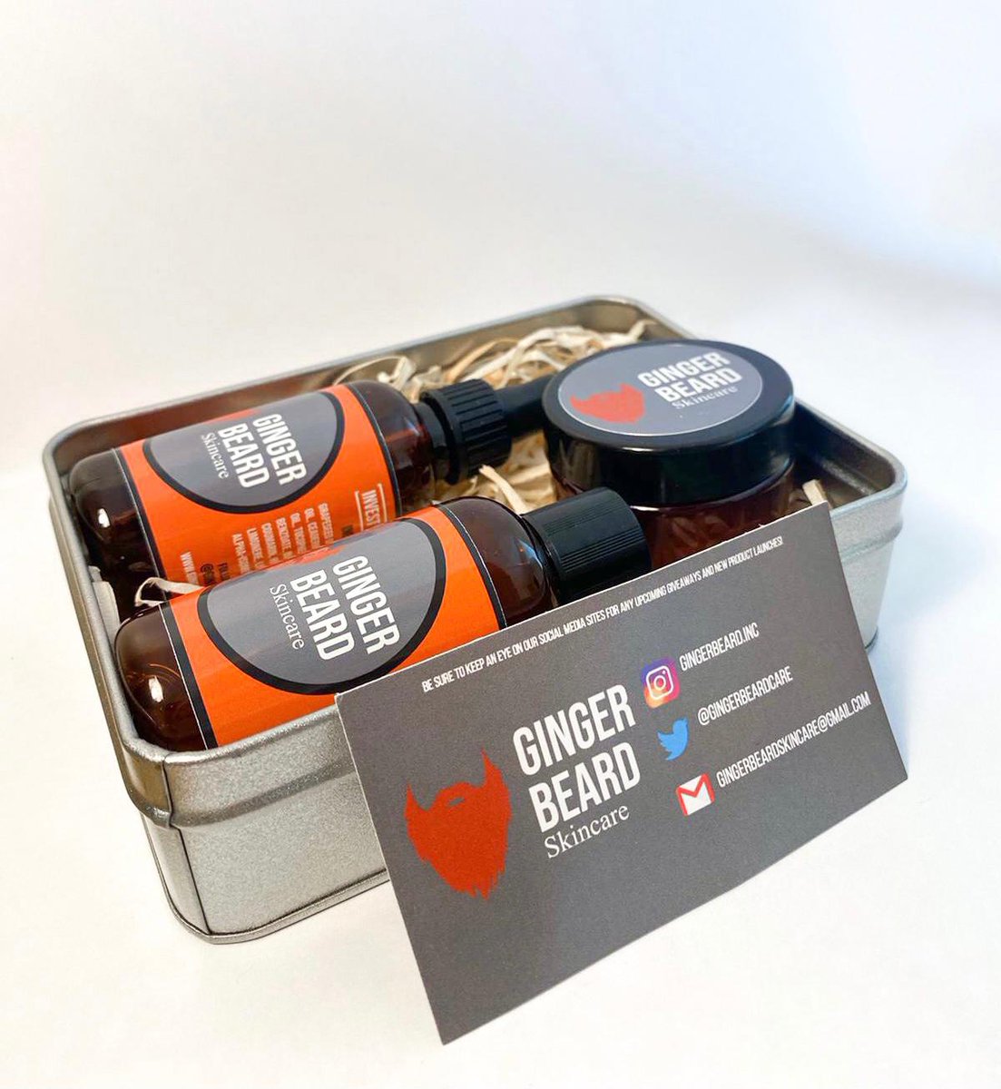 gingerbeardcare's tweet image. Exciting news! Our kits have arrived. Head over to our website for more information! 

#Beard #Beardkit #GingerBeard #GingerBeardSkincare #Beardoil #Beardwash #Beardbalm