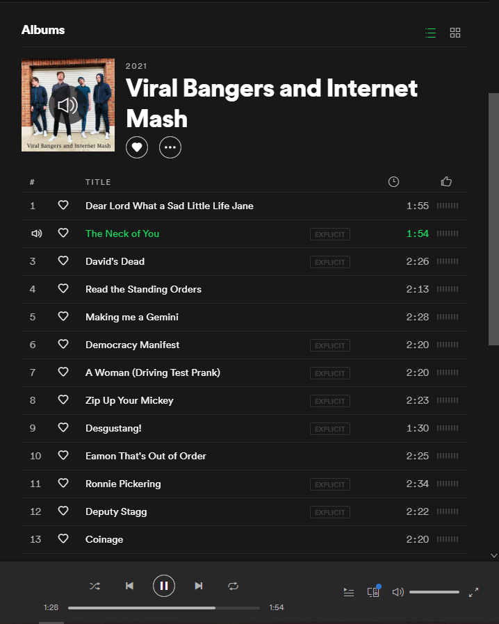 TimHorgan_'s tweet photo. Prepping to onboard some new customers this morning listening to The Neck of You by @BigDirtyFry . Weird times, man. https://t.co/ktB23rQRnQ
