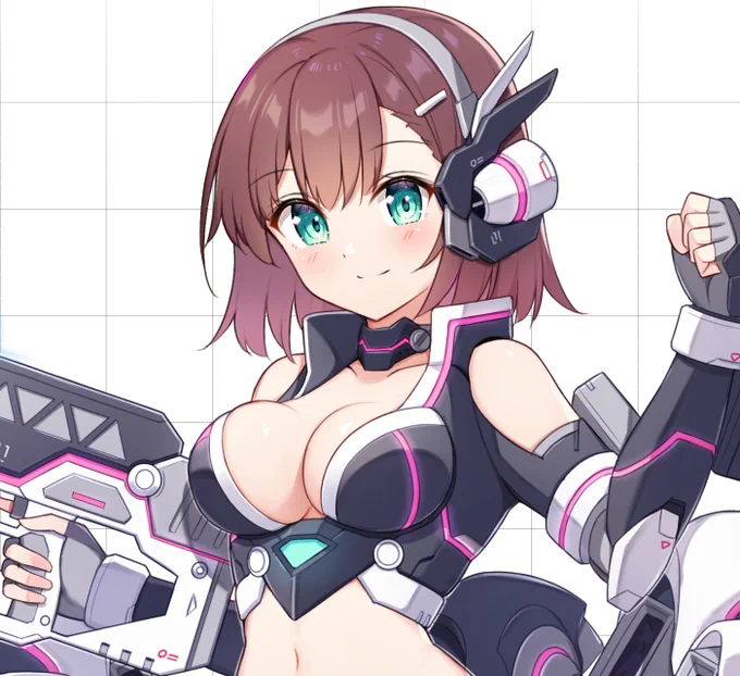 一部防御力うすめなメカ装備少女
#オリジナル 