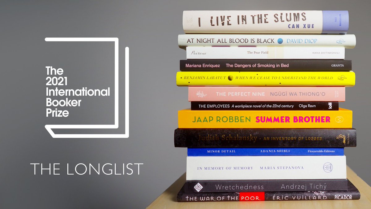 StellaToonen's tweet photo. The #2021InternationalBooker longlist is looking great, but #TheEmployees by #OlgaRavn (@LolliEditions) is my particular favourite. It’s so original and different from anything else I read before. Based on artworks, reading it felt like I was experiencing it with all the senses. https://t.co/NPNV4A4Dzs