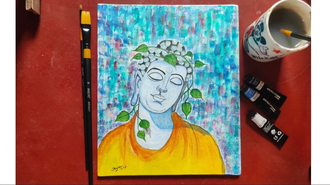 Priyanksteven's tweet photo. Lord budha painting on canvas 10×12
.
.
.
.
#canvas #painting #lordbudha #budhapainting https://t.co/va7aw1RTQK