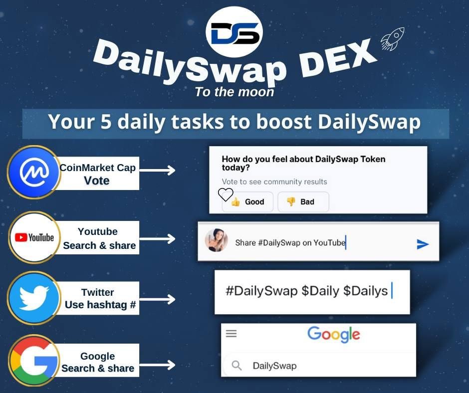 daily__swap's tweet photo. Let it echo on every social media
#DailySwap #Daily #DailyS #BNB #BSC https://t.co/rVw0Za4pKT