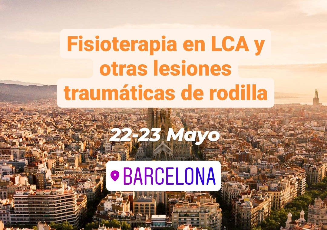 Próxima #formación presencial en Fisioterapia en LCA y otras lesiones traumáticas de rodilla: 22-23 Mayo en Barcelona kneespain.es/eventos/cursol…