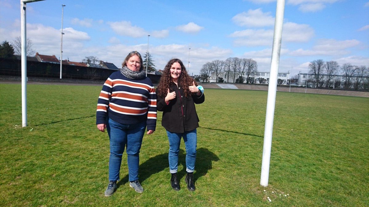 AnrfRugby's tweet photo. Le club accueil Yona Garreau en tant qu’apprentie pour #campus2023.
Elle commencera au club à partir du 26 avril ! Bienvenue à elle 💪🏻.         Mention spéciale à Viki, joueuse du club, qui est retenue pour faire son apprentissage à la ligue des Pays de la Loire. https://t.co/bFjMxoN7Uq
