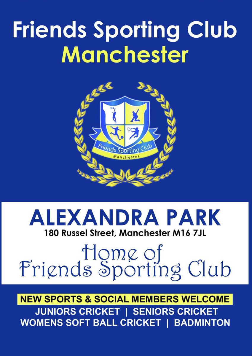 FSC_Manchester's tweet photo. FREE CRICKET COACHING /RECRUITING CAMP.  
Are you looking for a friendly, inclusive club to play cricket? Regardless of your skill level, age or gender? we will give opportunity to play cricket regularly. Join Friends Sporting Club. Training camp starting on 3rd April at Alexpark https://t.co/8knjWv5IJL
