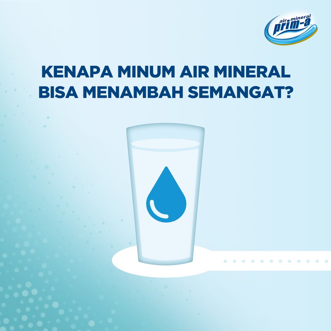 primawaterID's tweet photo. Rutin minum air mineral bisa kasih tambahan semangat buat tubuh, lho. Masih nggak yakin? Cek slide berikutnya buat tau lebih detail!
#AirMineralPrima
#SemangatPrima https://t.co/aamIZGUkhU