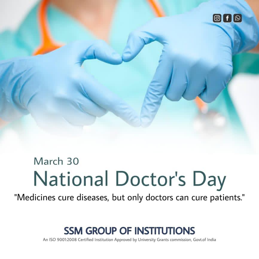 EducationalSsm's tweet photo. SSM Group of Institutions recognizes the contributions of physicians to individual lives and communities on this National Doctors' Day. #doctor #ssmcollegeofengineering #public #students #college #salem #Erode #Namakkal https://t.co/OHNpbRbooz
