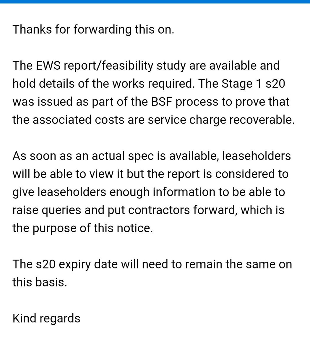 BH_CAG's tweet photo. We were repeatedly told by MA &amp; Homeground that a s20 was a requirement of the Building Safety Fund to prove we were liable for costs.
We knew this was wrong &amp; @mhclg have now confirmed this
More money wasted through FH incompetence.
#EndOurCladdingScandal
@McrCladiators @ukcag https://t.co/SNnc8x8bLq