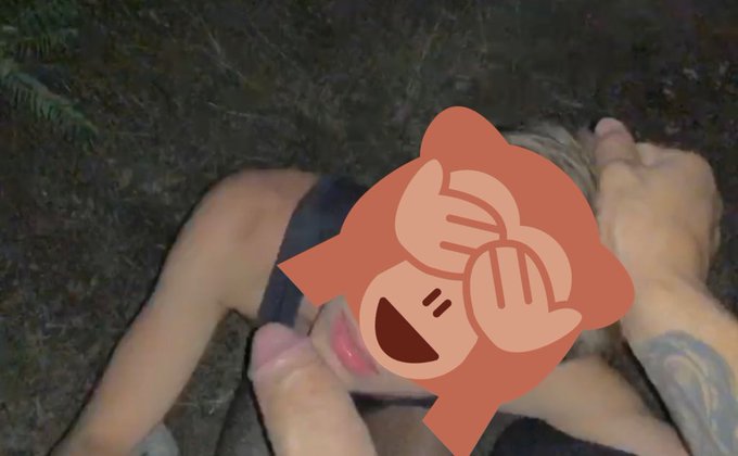This slutty twinkie sucked me so good in the woods. Retweet and follow me to make me post the full video