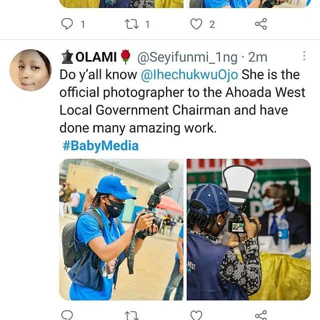 jane_uyi's tweet photo. My gurl @Ihechukwuojo doing wonders.. She literally shot most of the trending pictures from Burna Boy's Homecoming.. A young girl with so much skills.. #BabyMedia na 'men' you be ooo. I'm super proud of you ❤️ ❤️ ❤️ https://t.co/byU8LRvX41