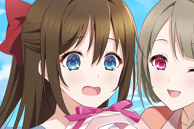3月31日発売の「電撃クリアファイルマガジン」投票企画ちょい足し虹ヶ咲にて「桜坂しずく×中須かすみ」「エマ・ヴェルデ×近江彼方」のイラストを担当させて頂きました!よろしくお願いします! 
