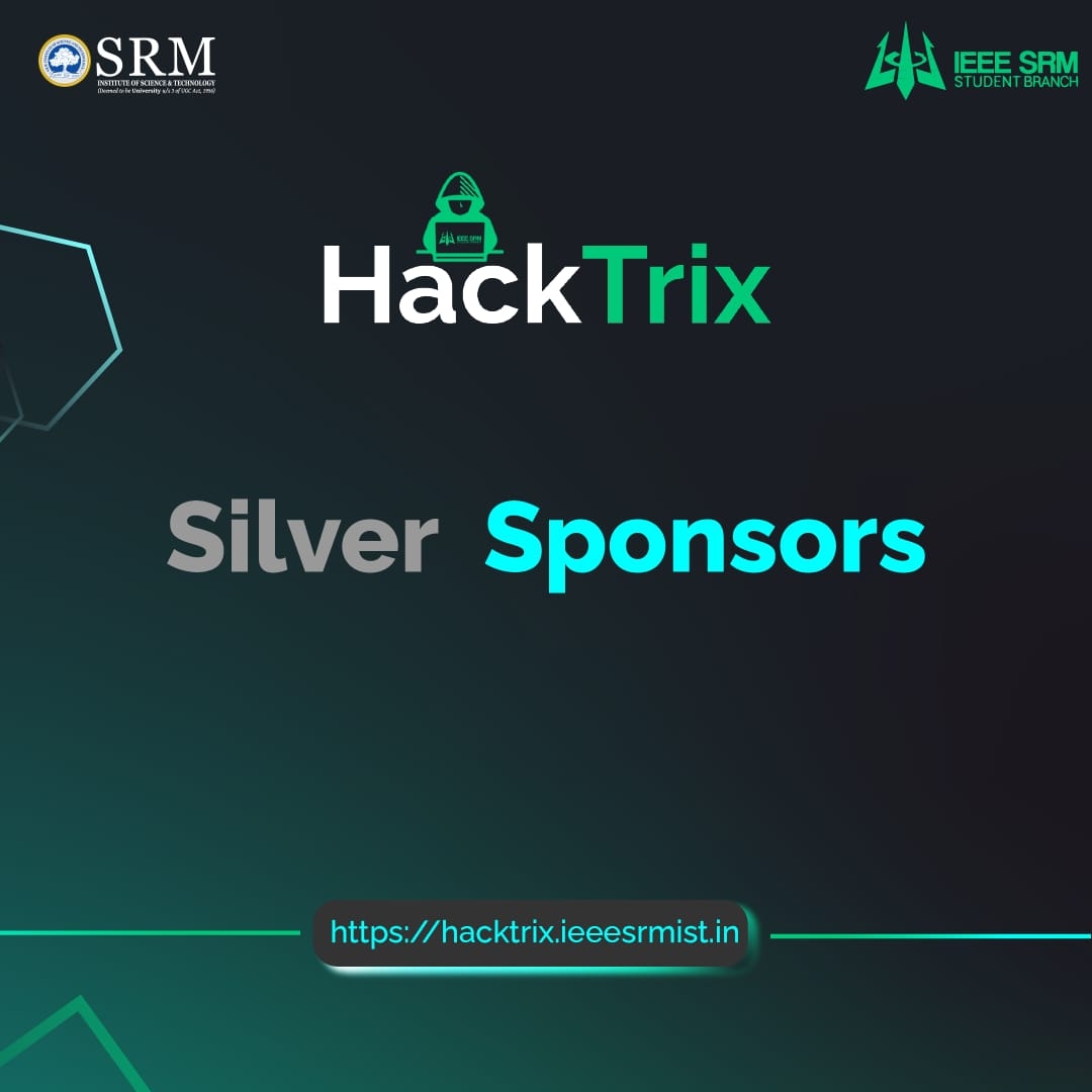 ieeesrmist's tweet image. As we progress rapidly towards the arrival of HackTrix, here is a peek at the sponsors that have helped make this Hackathon what it is and what it promises to be:

🗓️ 2 - 4 April, 2021

#HackTrix #IEEESRMIST