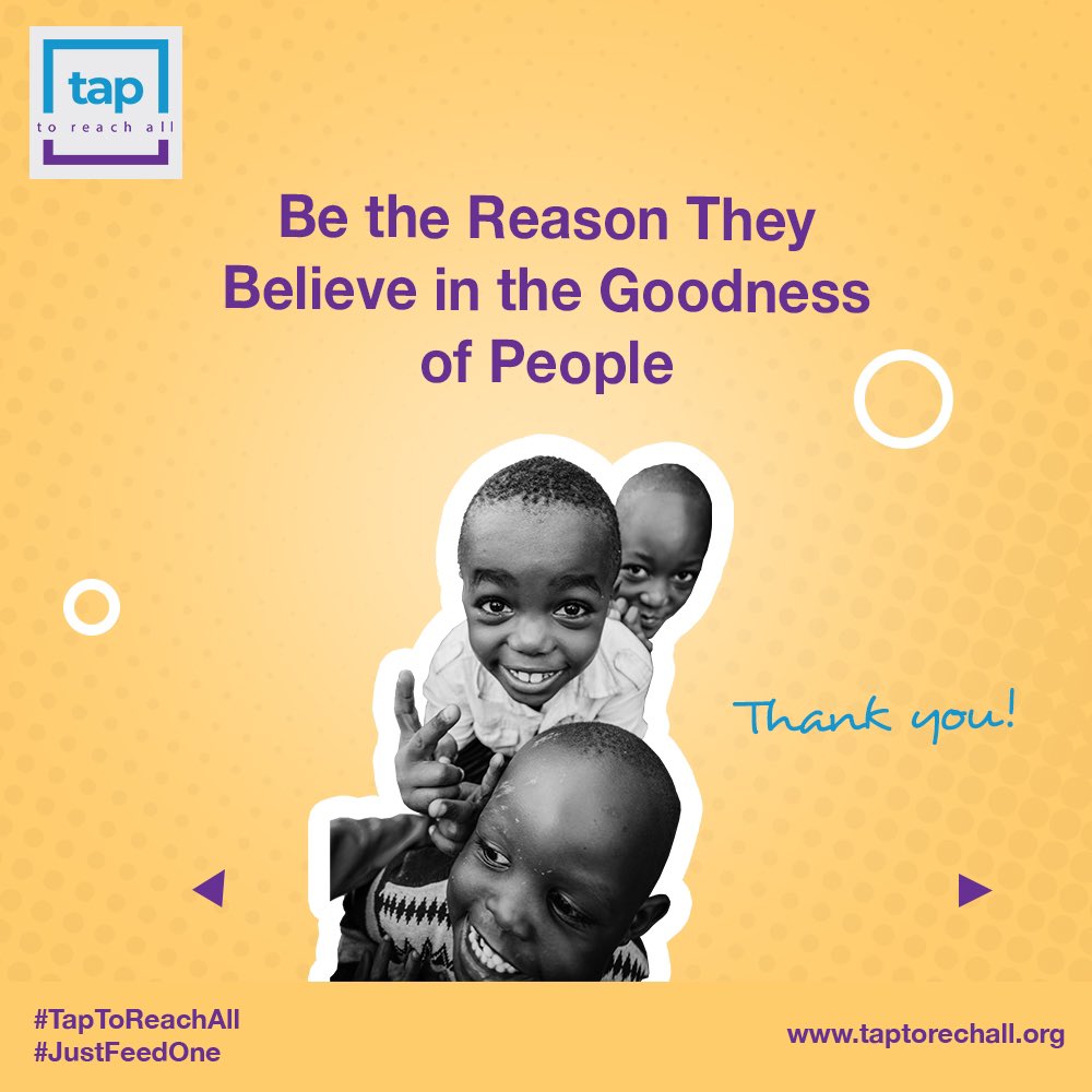 It’s a hard knock life ... be the reason they believe in the goodness of people.

Visit taptoreachall.org/donate 

#Goal2 #ZeroHunger

#taptoreachall 
#sustainabledevelopmentgoals #poverty #stophunger #agenda2030
#nutrution  #foodsecurity #foodbanks #sdgs  #sustainability