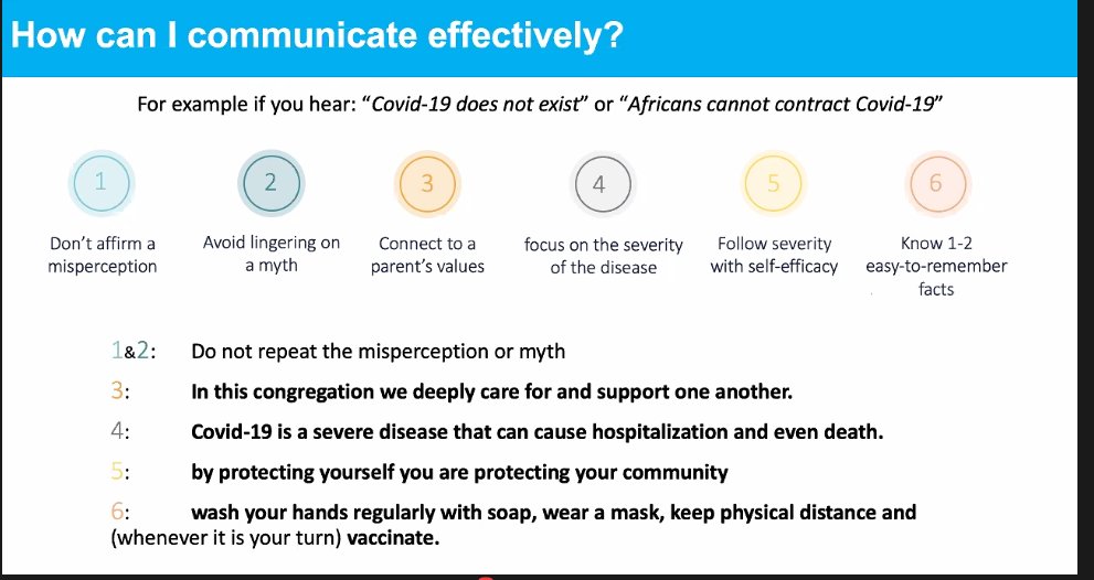 AaccCeta's tweet photo. A presentation on COVID-19 vaccine introduction and roll out - Dr. Antoinette E. Ba-Nguz, @UNICEF - ESARO
The presentation highlights the role of religious leaders in setting example as well as providing accurate information on #COVID19
#FaithandScienceInConversation https://t.co/92BIoytO0J