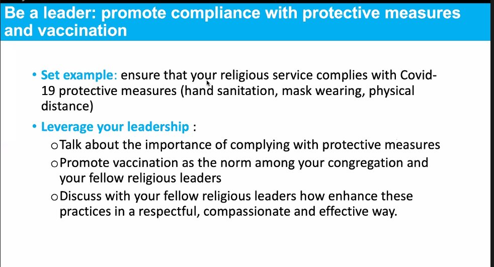 AaccCeta's tweet photo. A presentation on COVID-19 vaccine introduction and roll out - Dr. Antoinette E. Ba-Nguz, @UNICEF - ESARO
The presentation highlights the role of religious leaders in setting example as well as providing accurate information on #COVID19
#FaithandScienceInConversation https://t.co/92BIoytO0J
