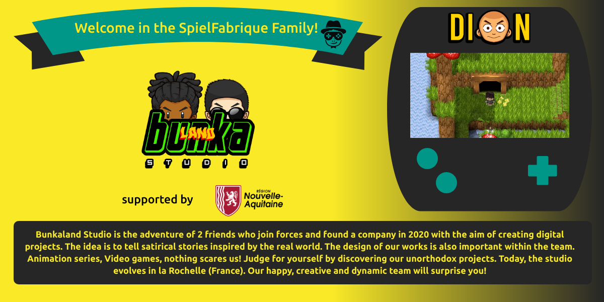 SpielFabrique's tweet photo. 📢So happy to welcome @Bunkalandstudio in the SpielFabrique Family ! 😍🇫🇷🥳

They will participate in the #SFacceleration thanks to the support of @NvelleAquitaine !😎

Check out their work and #videogames :) #indiegame #gamedev #indiedev 🎮 https://t.co/ZNCl8cVTxz