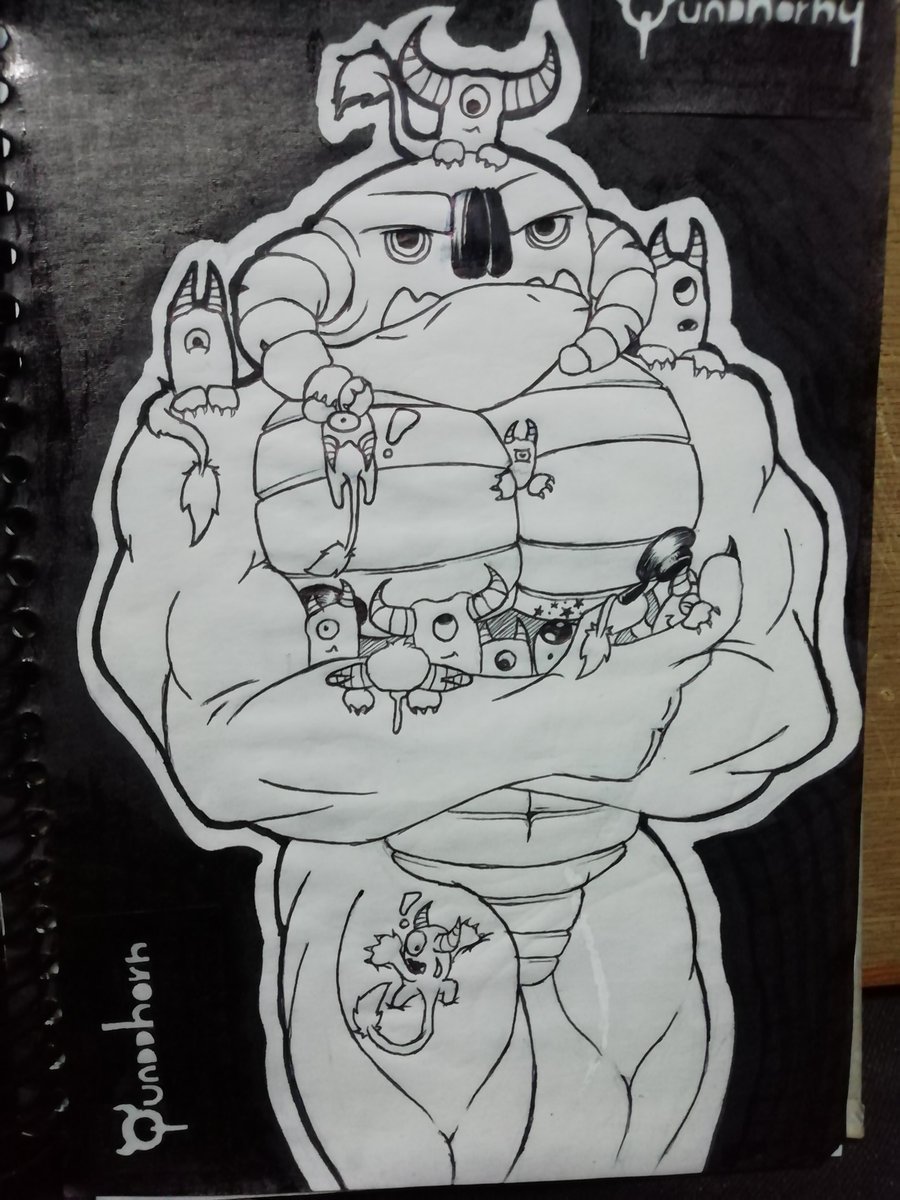 GorohADN's tweet photo. #MsM #MsMDoF #Muacle #Bara #MONSTERS #MySingingMonsters #Horn #Black #White #blackandwhite #sketch #sketchbook #drawings #drawing #Draws https://t.co/WnK3kE7Mjo