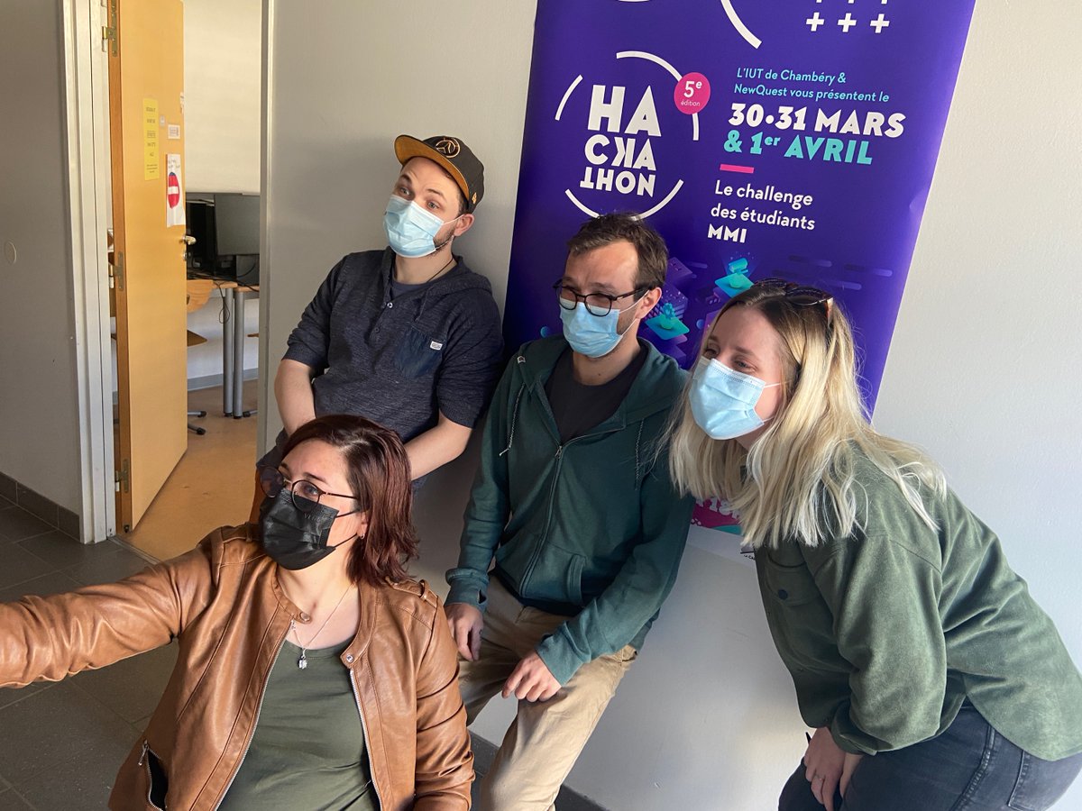 NewQuest_WAA's tweet photo. 💡 Nos coachs sont déjà sur place pour accompagner et guider les groupes d'étudiants du @mmi_chambery ! 

#Hackathon #CampusConnecté @aivancityschool 
🔗 https://t.co/7XYnAlf9aI https://t.co/LpYdiVnCva