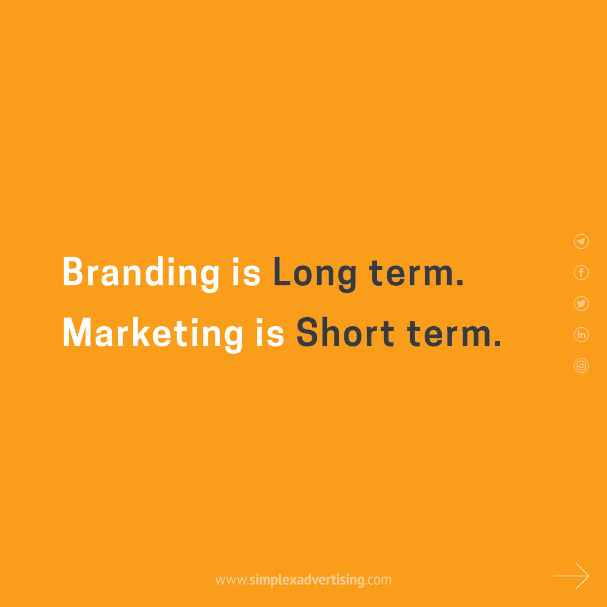 simplexadvert's tweet photo. People don't buy the what to do or how to do from you. They buy the purpose of your existence, the all-important why. Are you ready to tell your story?
#SiMPLEX #LIVEITSIMPLE #marketing #branding https://t.co/CNOJj1kOk6