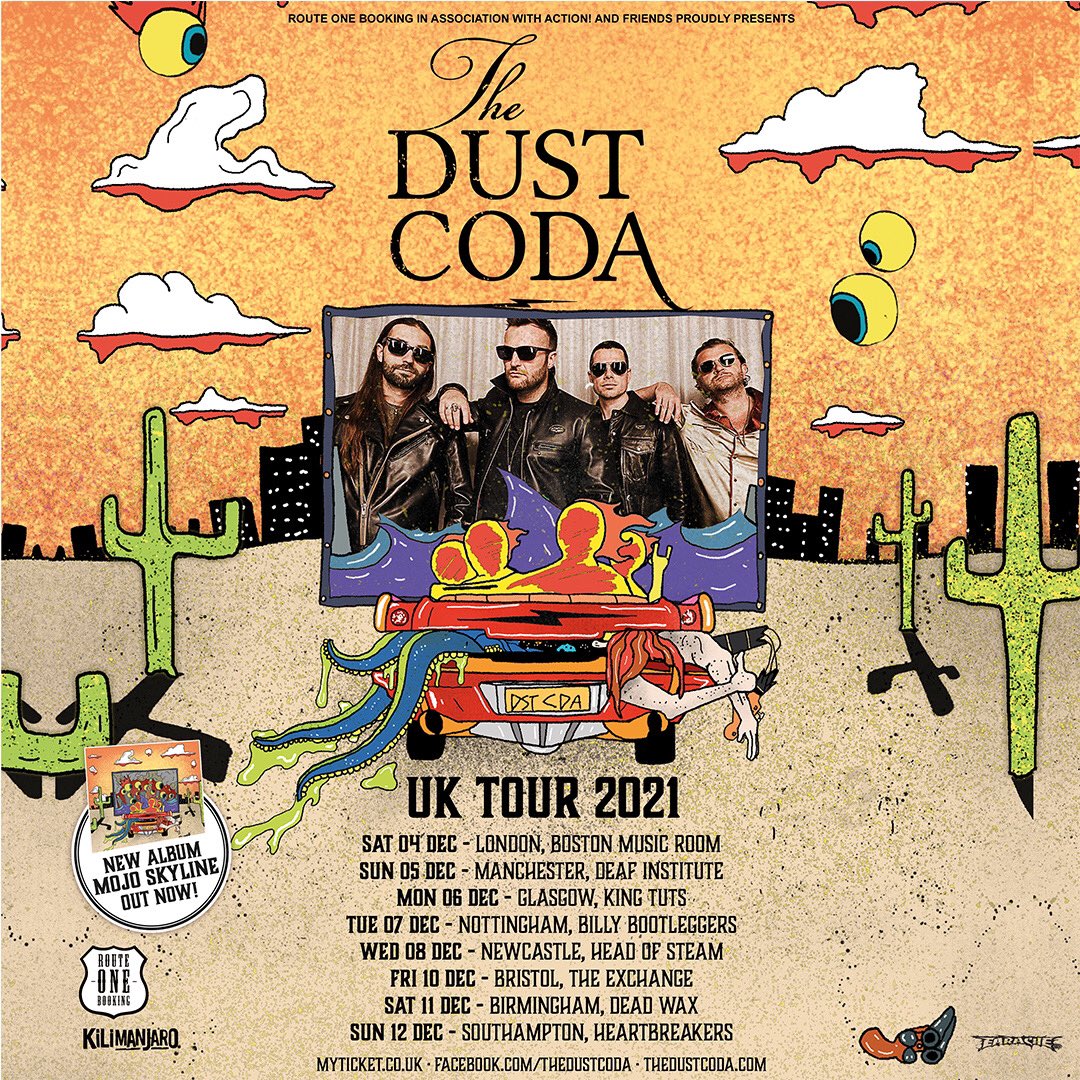 THE DUST CODA ANNOUNCE UK HEADLINE TOUR FOR DECEMBER 2021!

We are very happy to announce that following their amazing chart success, Route One Booking clients The Dust Coda will embark on a UK headline tour this December.

myticket.co.uk/artists/the-du…

#routeonebooking #thedustcoda