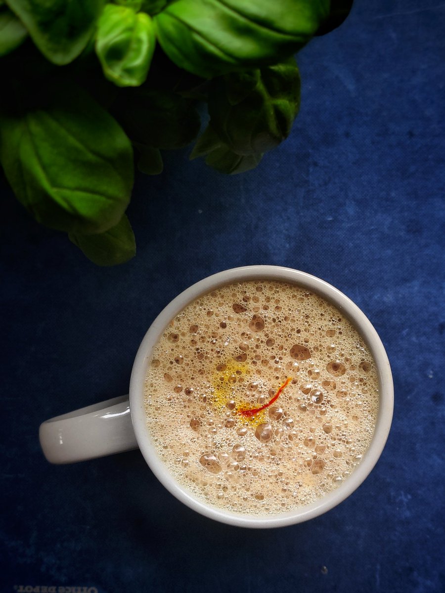 alwinmtomy's tweet photo. Steep a few strands of saffron and crushed cardamom along with your tea leaves to make this beautiful Zafrani Chai.

https://t.co/314PDR5hDC

#PhD #phdstudent #phdlife  #phdnutrition #phdchat #zaffrani #chai #chaitealatte #chailover https://t.co/DLf5LflABd