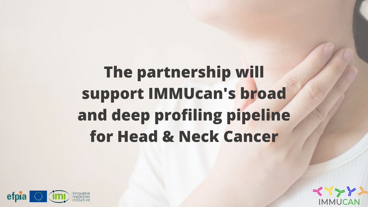IMMUcan's tweet photo. #IMMUcan's partnership with @UZLeuven's Dutrelasco trial will support the project to strengthen its #BroadProfiling (genetic mutations) and #DeepProfiling project pipelines for #headandneck #Cancer

Learn more about IMMUcan at: https://t.co/8YSZDYZjB7 https://t.co/wFcDgjTxyr