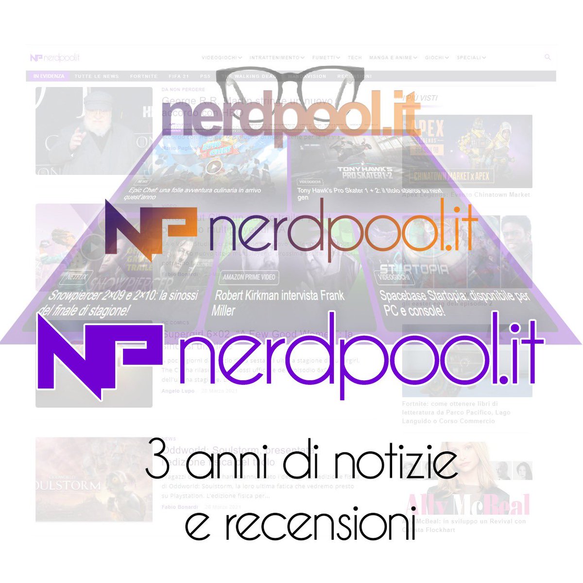 NerdPool_IT's tweet photo. 3 anni fa nasceva https://t.co/v5PuaAaYp2 🎂
Cos’è https://t.co/v5PuaAaYp2?
È gioia, passione, Nerd-ità, è un sogno.
NP siamo noi, ma soprattutto... siete Voi.
#nerdpool #nerdita #cinema #videogiochi #fumetti #intrattenimento #tech #giochidatavolo #manga #anime #serietv https://t.co/FEEaRXrVDt