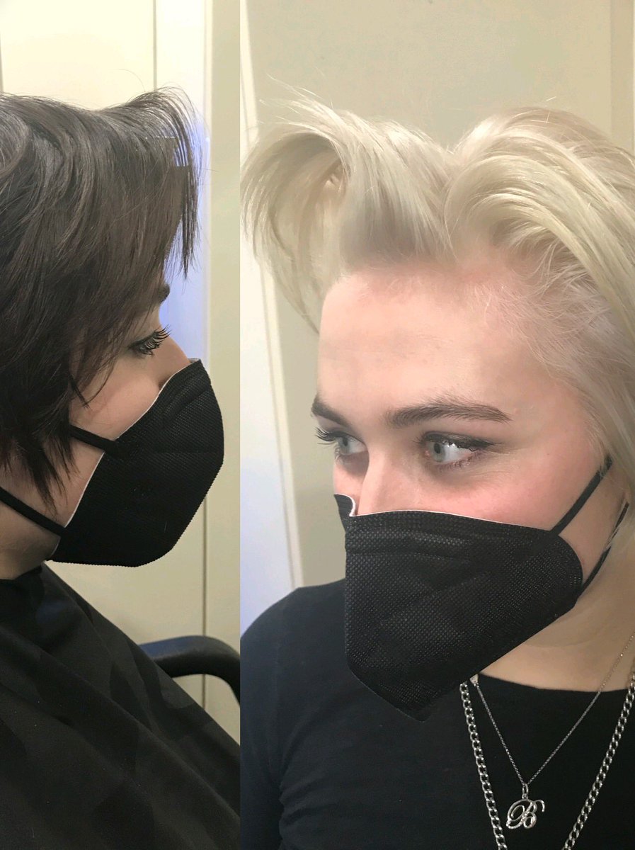 Brown to blonde by Paul Blue Chair Salon