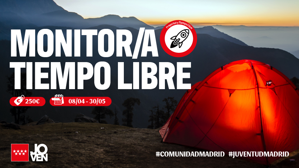 juventudcmadrid's tweet photo. 🎓 #Curso | Monitor/a de Tiempo Libre: #Escuela @escuelaescalera con @Ayuntamiento de Soto del Real

 💰 250€

⏳ Jueves a viernes ➡ 16:00 a 21:00.
⏳Sábados ➡ 10:00 a 14:00 y 15:00 a 19:00h.

📆 08/04 - 30/05

🔗https://t.co/PjdoyN6ZJz 

#JuventudMadrid @ComunidadMadrid https://t.co/G49ghSwTAF