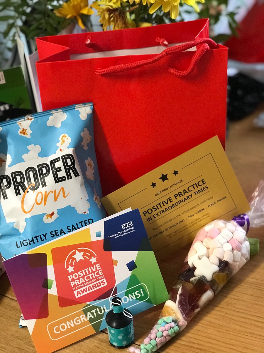 IfieldDrive's tweet photo. We have our goodie bags ready for tonight’s #positivepractice in extraordinary times awards. The whole Ifield team have been nominated as well as some individuals. Good luck everyone @withoutstigma https://t.co/GmBv4SEA6H